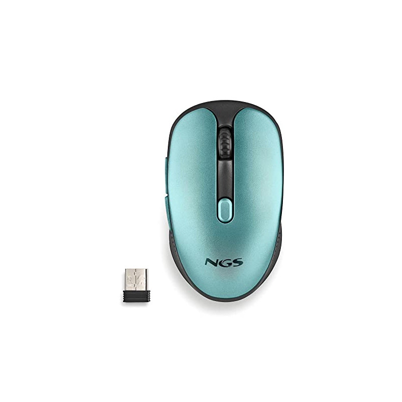NGS Evo Rust Ice - Souris sans Fil Rechargeable 2,4 GHz pour Ordinateur/MacBook/PC/Mac/iPad/Tablette, Touches Silencieuses, 3 Ni NGS Evo Rust Ice - Souris sans Fil Rechargeable 2,4 GHz pour Ordinateur/MacBook/PC/Mac/iPad/Tablette, Touches Silencieuses, 3 Ni