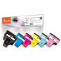 Peach PI300–507 Multi Pack (Noir, Jaune, Magenta, Cyan) Cartouches d'encre remanufacturée Pack Of 6 Peach PI300–507 Multi Pack (Noir, Jaune, Magenta, Cyan) Cartouches d'encre remanufacturée Pack Of 6