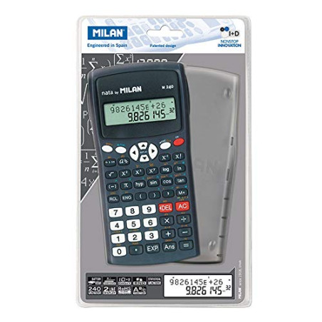 MILAN 159110KBL Blister calculatrice scientifique 240 fonctions Noir