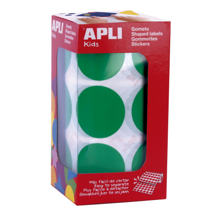 Gommettes rondes géantes XL Ø 833 mm APLI Kids 17862
