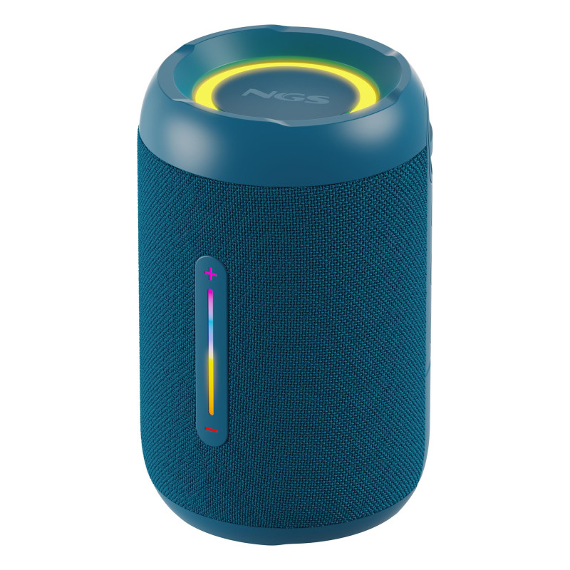 NGS Roller Furia 2 Tiny Blue - Haut-Parleur Portable Compatible avec la Technologie Bluetooth, étanche IPX7, 20 W, True Wireless NGS Roller Furia 2 Tiny Blue - Haut-Parleur Portable Compatible avec la Technologie Bluetooth, étanche IPX7, 20 W, True Wireless