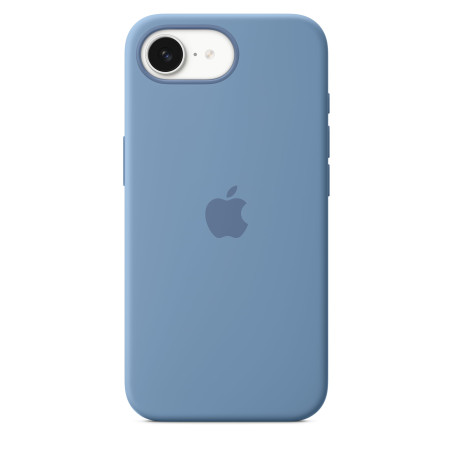 Apple Coque en Silicone pour iPhone 16e – Bleu d’Hiver