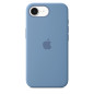 Apple Coque en Silicone pour iPhone 16e – Bleu d’Hiver Apple Coque en Silicone pour iPhone 16e – Bleu d’Hiver