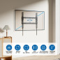 Ewent - Support Mural inclinable pour TV LCD de 37 à 70 Pouces - Capacité de Charge jusqu'à 35 kg - Support VESA Universel de 10 Ewent - Support Mural inclinable pour TV LCD de 37 à 70 Pouces - Capacité de Charge jusqu'à 35 kg - Support VESA Universel de 10