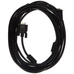 lanberg env.-vgac 10cc-0050 B VGA (15 Broches) vers fiche VGA (15 Broches) Câble avec Noyau de ferrite 5 m Noir