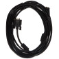 lanberg env.-vgac 10cc-0050 B VGA (15 Broches) vers fiche VGA (15 Broches) Câble avec Noyau de ferrite 5 m Noir