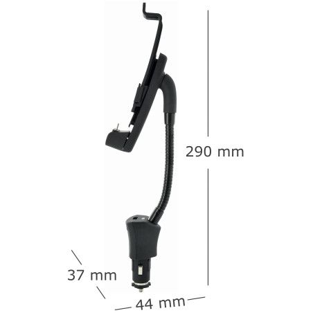 Schwaiger LHSA300M 513 Support Voiture pour Smartphone Noir