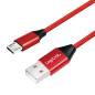 Câble de Connexion USB 2.0 Type A vers Micro-USB Rouge 0,3 m