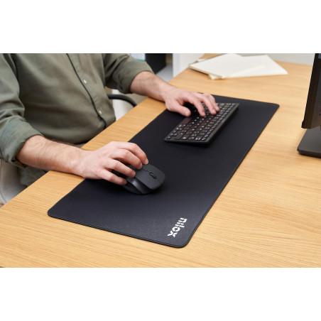 NILOX Tapis de Souris Alfombrilla Extra-Grande Negra de Noir