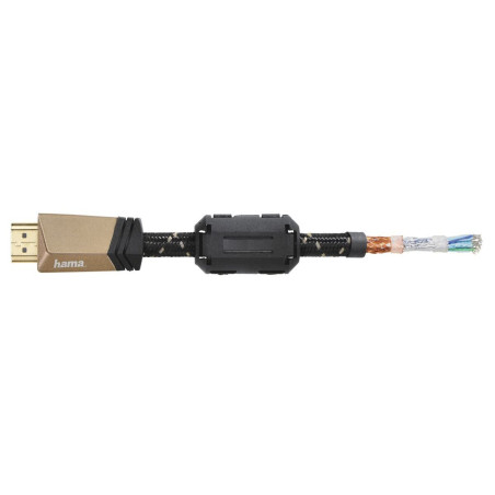 Câble HDMI™ Premium avec Ethernet, mâle - mâle, ferrite, métal, 1,5 m