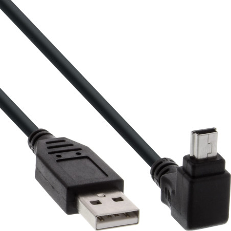 InLine 2m USB 2.0 A - Mini-B m/m câble USB USB A Mini-USB B Noir - Câbles USB (2 m, USB A, Mini-USB B, 2.0, Male connector / Mal