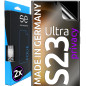 2x se® Film de Protection 3D Privacy pour Samsung Galaxy S23 Ultra, Auto-réparateur, Compatible Empreinte & FaceID, Installation 2x se® Film de Protection 3D Privacy pour Samsung Galaxy S23 Ultra, Auto-réparateur, Compatible Empreinte & FaceID, Installation