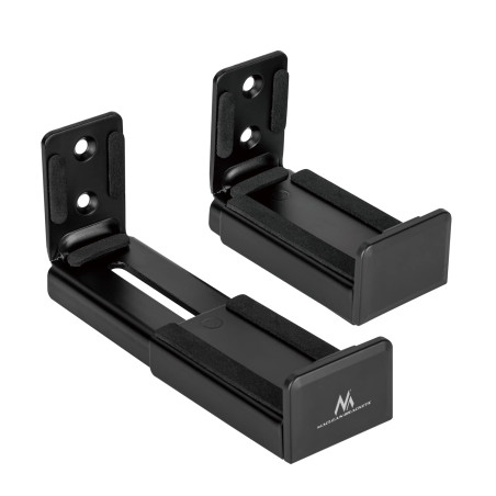 Maclean MC-932 Support Universel de Barre de Son Support Mural pour Barre de Son Haut-Parleur Fixation de boîte Profondeur régla