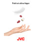 JVC Mini casque sans fil Gumy - Casque Bluetooth (5.1) petit et léger, avec 3 modes audio, résistance à l'eau (IPX4) et batterie JVC Mini casque sans fil Gumy - Casque Bluetooth (5.1) petit et léger, avec 3 modes audio, résistance à l'eau (IPX4) et batterie