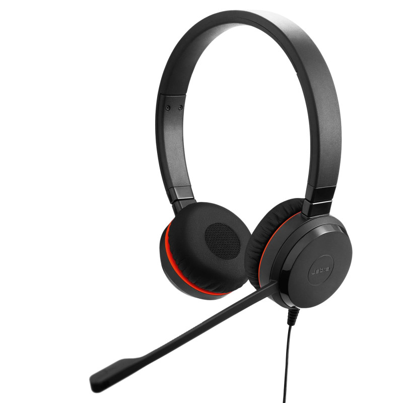 Jabra Evolve 30 II Casque Filaire stéréo certifié Microsoft Teams avec unité de contrôle d'appel, Microphone antibruit, indicate Jabra Evolve 30 II Casque Filaire stéréo certifié Microsoft Teams avec unité de contrôle d'appel, Microphone antibruit, indicate