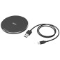 Hama Chargeur sans Fil 10W QI-FC10 (Chargeur Induction, 10 W, Chargeur sans Fil Cable USB-C pour Smartphone) Noir Hama Chargeur sans Fil 10W QI-FC10 (Chargeur Induction, 10 W, Chargeur sans Fil Cable USB-C pour Smartphone) Noir