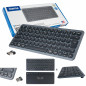 Hama WK-500 Clavier sans Fil Noir et Gris (Puce Polonaise QWERTY, Multi-appareils, Bluetooth, Petit, avec Piles, Silencieux, Tou Hama WK-500 Clavier sans Fil Noir et Gris (Puce Polonaise QWERTY, Multi-appareils, Bluetooth, Petit, avec Piles, Silencieux, Tou