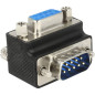 DeLOCK Adaptateur Sub-D 9 pôles St/Bu 270G, coudé, vis/écrou interchangeables DeLOCK Adaptateur Sub-D 9 pôles St/Bu 270G, coudé, vis/écrou interchangeables
