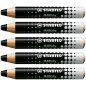 STABILO MARKdry - Crayon marqueur - Lot x 5 Crayons Ardoises et Tableaux blancs, Crayon Large à Mine XXL, Effaçable - noir STABILO MARKdry - Crayon marqueur - Lot x 5 Crayons Ardoises et Tableaux blancs, Crayon Large à Mine XXL, Effaçable - noir