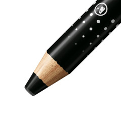 STABILO MARKdry - Crayon marqueur - Lot x 5 Crayons Ardoises et Tableaux blancs, Crayon Large à Mine XXL, Effaçable - noir
