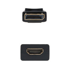 Nano Cable 10.16.0502 - Cable conversor DisplayPort a HDMI conexión (15 cm)