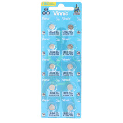 Vinnic Carte de 10 Piles L621 AG1