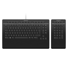 3Dconnexion Clavier Pro avec Numpad, US International (QWERTY)