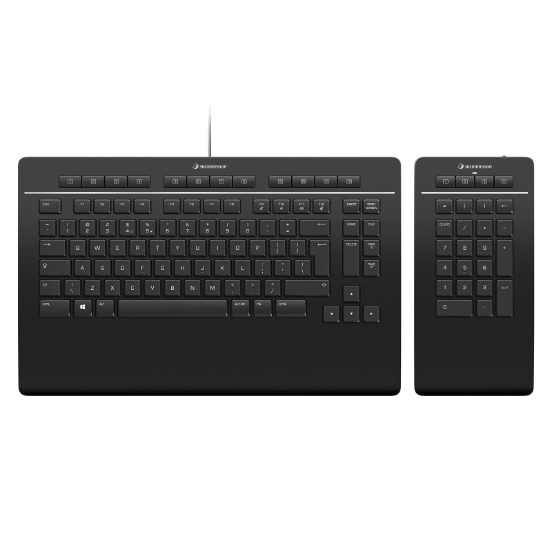 3Dconnexion Clavier Pro avec Numpad, US International (QWERTY) 3Dconnexion Clavier Pro avec Numpad, US International (QWERTY)