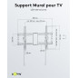 Goobay 49929 Pro Support Mural TV inclinable pour ecrans et televiseurs de 37-70 Pouces (94-178 cm) - Fixation Murale TV avec Un Goobay 49929 Pro Support Mural TV inclinable pour ecrans et televiseurs de 37-70 Pouces (94-178 cm) - Fixation Murale TV avec Un