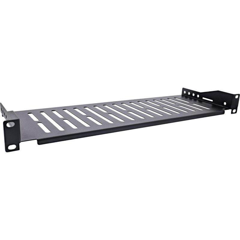 InLine Tablette 19", 150 mm, 10 kg, 1U, RAL 9005 Noir, 19114A InLine Tablette 19", 150 mm, 10 kg, 1U, RAL 9005 Noir, 19114A