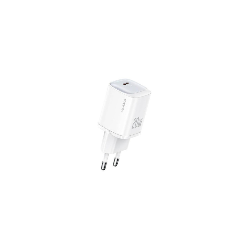USAMS Chargeur Secteur Compact Et Rapide *gan* USB-c 20w Pd Et Pps Blanc USAMS Chargeur Secteur Compact Et Rapide *gan* USB-c 20w Pd Et Pps Blanc
