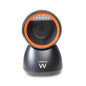 Ewent EW3450 Lecteur de Codes à Barres QR 1D 2D omnidirectionnel avec câble USB, Mains Libres, numérisation Automatique avec dét Ewent EW3450 Lecteur de Codes à Barres QR 1D 2D omnidirectionnel avec câble USB, Mains Libres, numérisation Automatique avec dét