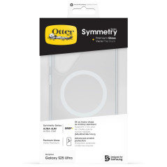 Otterbox Pack de protection pour Samsung Galaxy S25 Ultra; Symmetry Series Clear avec Aimants, supporte 3x plus de chutes que la