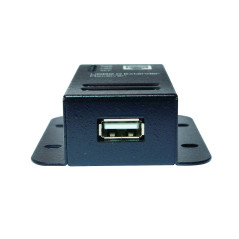 Logilink ua0267 USB 2.0 Cat. 5 Extender jusqu'à 50 m avec HUB 4 Ports, PoE Noir