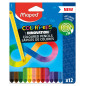 Maped Crayons de couleur Color'Peps Infinity – 12 couleurs – 100% mine colorée – Pas besoin d'affûter – 100% utilisable, zéro ga Maped Crayons de couleur Color'Peps Infinity – 12 couleurs – 100% mine colorée – Pas besoin d'affûter – 100% utilisable, zéro ga