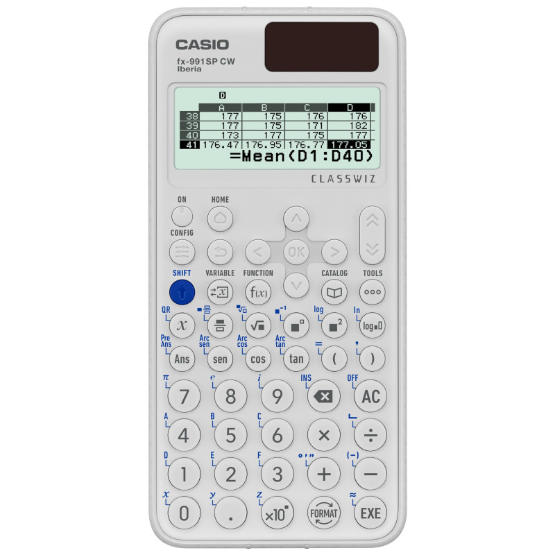Casio FX-991SP CW - Calculatrice Scientifique, recommandée pour Le Curriculum Espagnol et Portugais, 5 Langues, Plus de 560 Fonc Casio FX-991SP CW - Calculatrice Scientifique, recommandée pour Le Curriculum Espagnol et Portugais, 5 Langues, Plus de 560 Fonc
