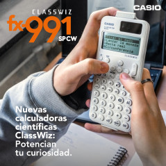 Casio FX-991SP CW - Calculatrice Scientifique, recommandée pour Le Curriculum Espagnol et Portugais, 5 Langues, Plus de 560 Fonc