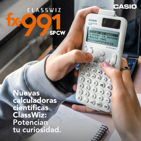 Casio FX-991SP CW - Calculatrice Scientifique, recommandée pour Le Curriculum Espagnol et Portugais, 5 Langues, Plus de 560 Fonc