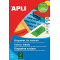 APLI 12993 Étiquettes rouges permanentes 105,0 x 148,0 mm 20 feuilles APLI 12993 Étiquettes rouges permanentes 105,0 x 148,0 mm 20 feuilles