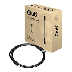 club3D Câble USB USB 3.2 Gen1 (USB 3.0) USB-C mâle, USB-A mâle 1.00 m Noir CAC-1523