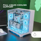 Mars Gaming MC-VISION, Boîtier Gaming ATX, Triple Verre Trempé Continu Sans Cadre, Structure à Double Chambre, Compatible avec C Mars Gaming MC-VISION, Boîtier Gaming ATX, Triple Verre Trempé Continu Sans Cadre, Structure à Double Chambre, Compatible avec C