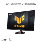 ASUS Moniteur de Gaming TUF Gaming VG279Q3R – 27 Pouces, Full HD (1920x1080), 180 Hz, Fast IPS, Extreme Low Motion Blur, 1ms (GT ASUS Moniteur de Gaming TUF Gaming VG279Q3R – 27 Pouces, Full HD (1920x1080), 180 Hz, Fast IPS, Extreme Low Motion Blur, 1ms (GT