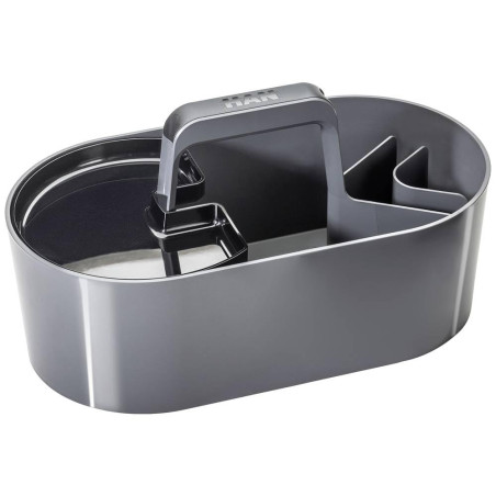 HAN Toolbox LOFT, 4 casiers, bac de rangement amovible et poignée, granite grey, 1200-19