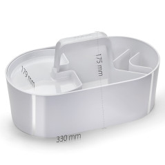 HAN Toolbox LOFT, 4 casiers, bac de rangement amovible et poignée, granite grey, 1200-19