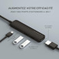 SATECHI 4 en 1 Hub USB C Slim Plus Adaptateur Multiport avec Charge PD 100W, HDMI 4K@60Hz et 2X Ports USB-A Données 10Gbps pour SATECHI 4 en 1 Hub USB C Slim Plus Adaptateur Multiport avec Charge PD 100W, HDMI 4K@60Hz et 2X Ports USB-A Données 10Gbps pour