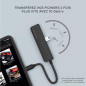 SATECHI 4 en 1 Hub USB C Slim Plus Adaptateur Multiport avec Charge PD 100W, HDMI 4K@60Hz et 2X Ports USB-A Données 10Gbps pour SATECHI 4 en 1 Hub USB C Slim Plus Adaptateur Multiport avec Charge PD 100W, HDMI 4K@60Hz et 2X Ports USB-A Données 10Gbps pour