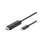 Goobay 77528 Câble Adaptateur USB-C HDMI 4k 60 Hz, 1, 80 m, Noir, 1.80m Longueur Goobay 77528 Câble Adaptateur USB-C HDMI 4k 60 Hz, 1, 80 m, Noir, 1.80m Longueur