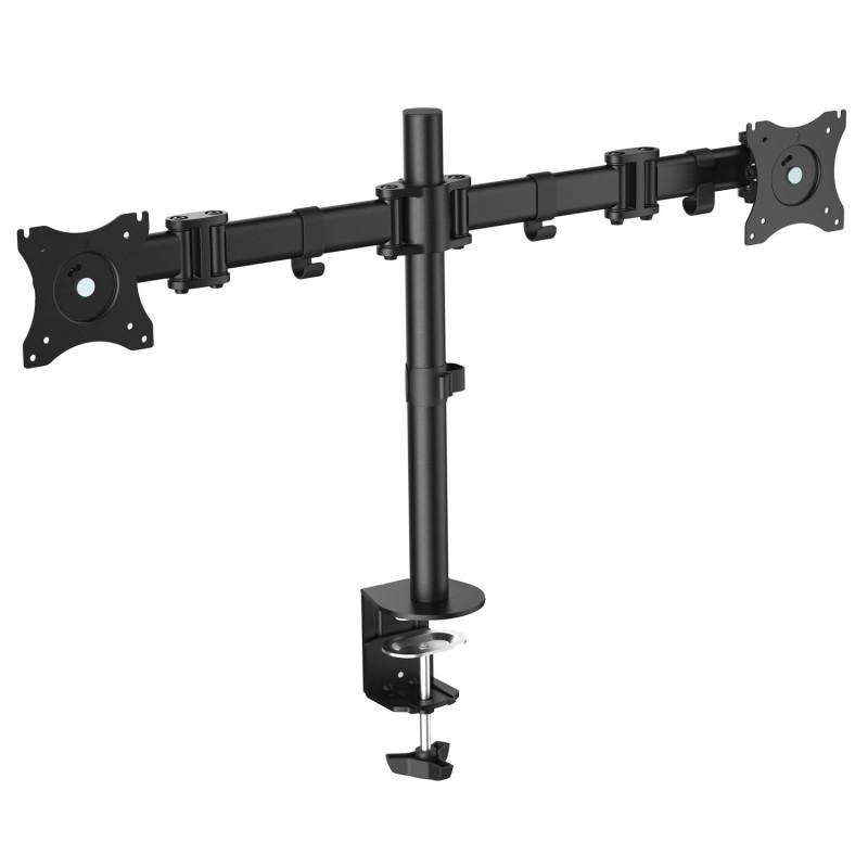 Equip 650115 Economy Steel LCD VESA Table Mount 360 Degrees 2 Monitors Black Equip 650115 Economy Steel LCD VESA Table Mount 360 Degrees 2 Monitors Black