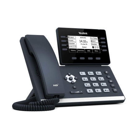 Yealink SIP-T53W téléphone Fixe Noir 8 Lignes LCD WiFi