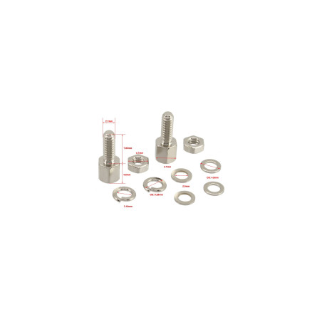 InLine® 77776 Jeu de vis (kit d'installation SUB-D 10 pièces)
